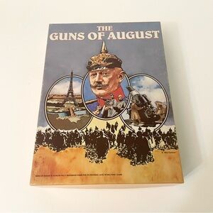 Vintage 1981 Avalon Hill Guns Of August WWI Strategy Bookcase Game